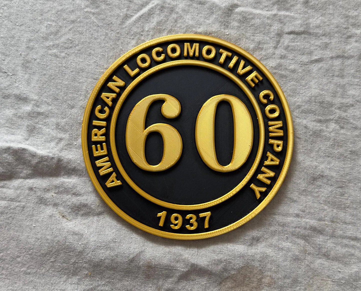 American Locomotive Company Builders Plate - Sign