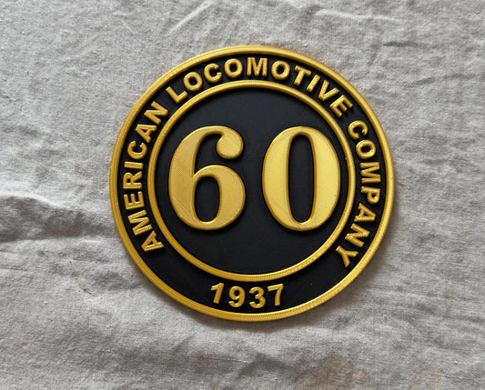 American Locomotive Company Builders Plate - Sign