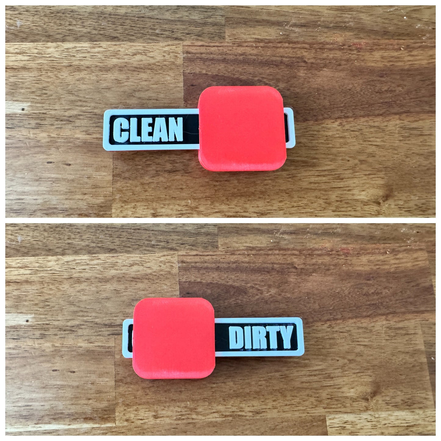 Magnetic Clean/Dirty Dishwasher Sign