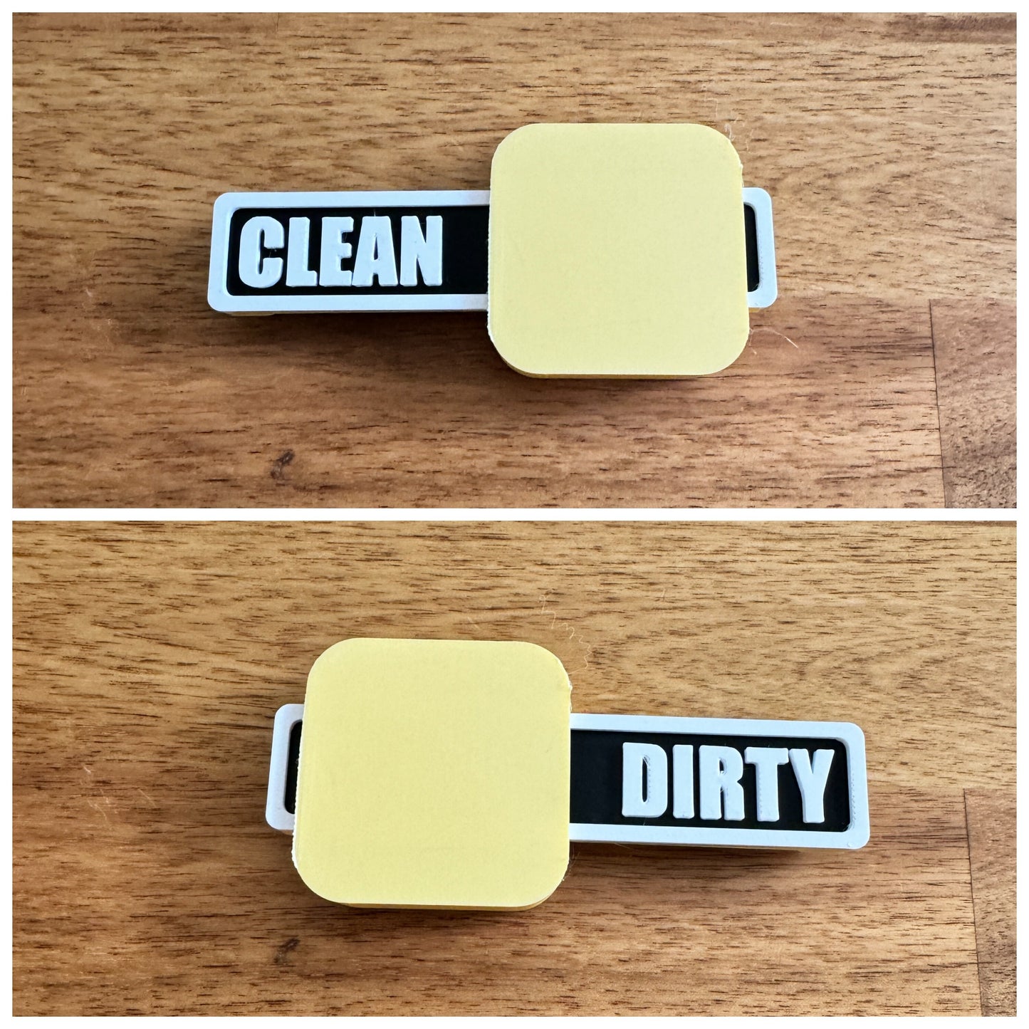 Magnetic Clean/Dirty Dishwasher Sign