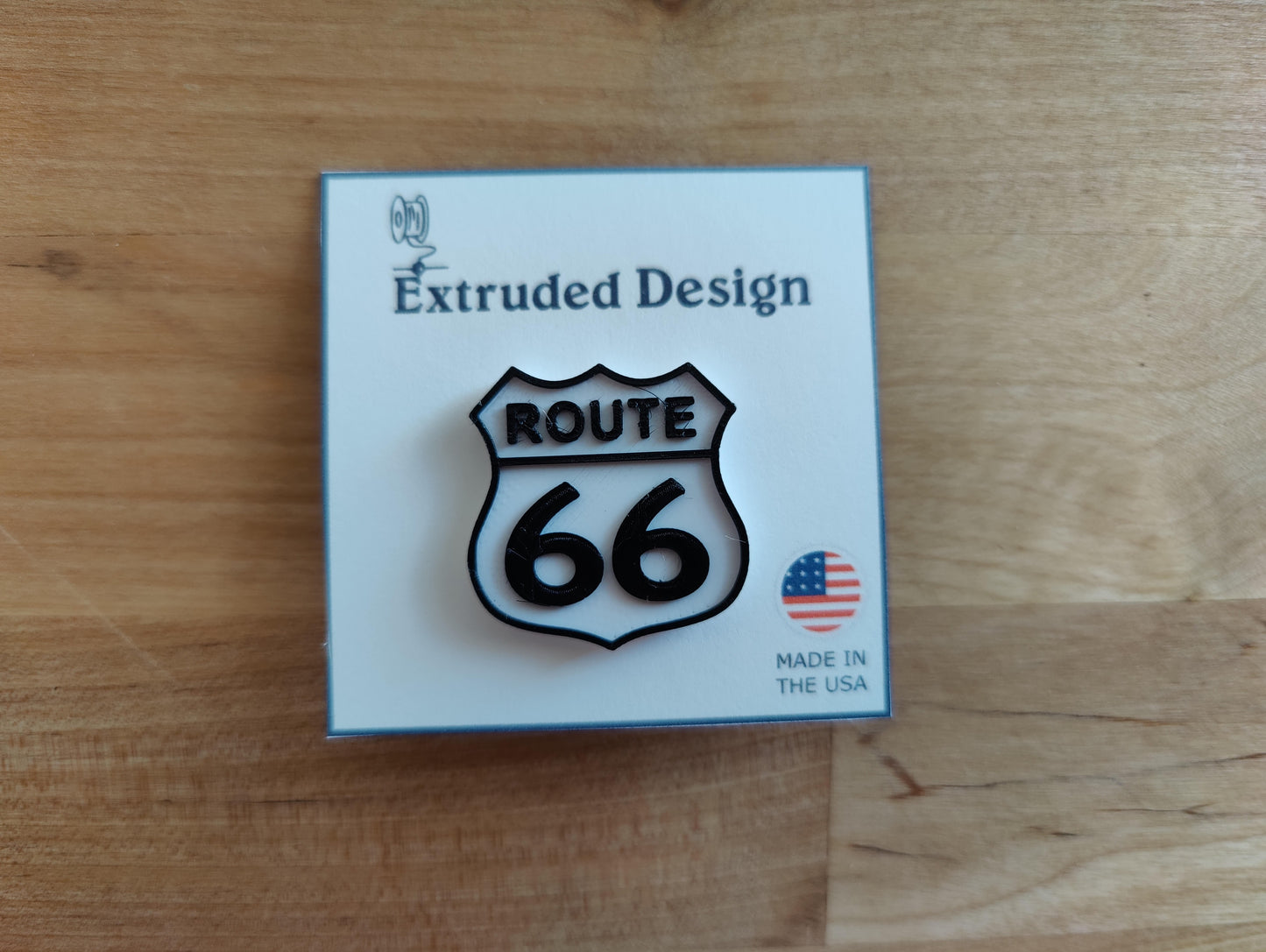 Route 66 - Traffic Sign Pin