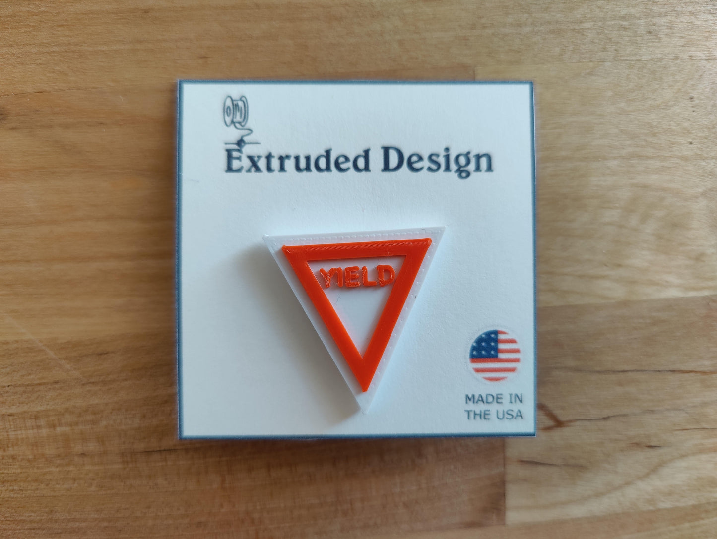 Yield - Traffic Sign Pin